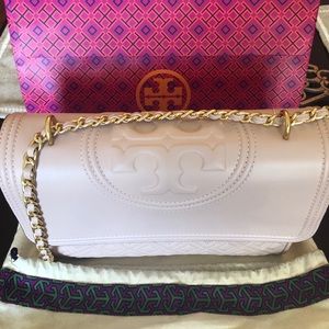 NWT Tory Burch Convertible Fleming Shell Pink